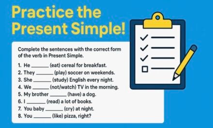 Práctica el Presente Simple en Inglés
