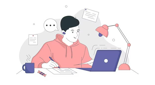 estudiante-esta-sentado-frente-computadora-portatil-educacion-linea-estudiantes_590052-90