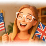 Un idioma, diferentes acentos: oraciones en inglés británico y americano