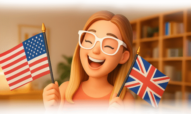 Un idioma, diferentes acentos: oraciones en inglés británico y americano